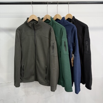 外套秋冬男装痞帅立领飞行夹克耐磨保暖内力复合加绒男士立领上衣