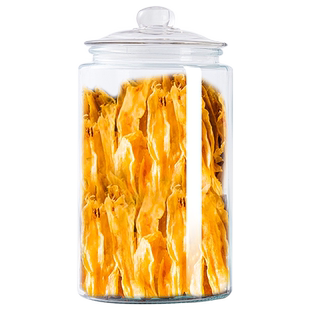 鱼胶储存罐花胶专用玻璃密封罐干货陈皮中药防潮收纳大广口瓶容器