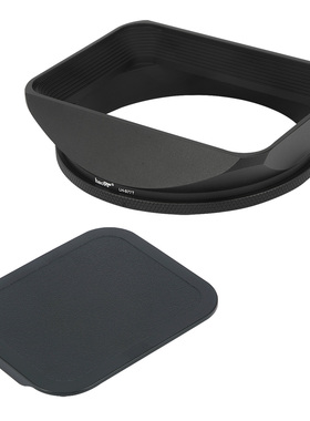 号歌 富士GF50mm F3.5 R LM WR镜头 方形金属遮光罩 62mm口径