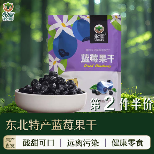 永富蓝莓干东北特产蜜饯果干