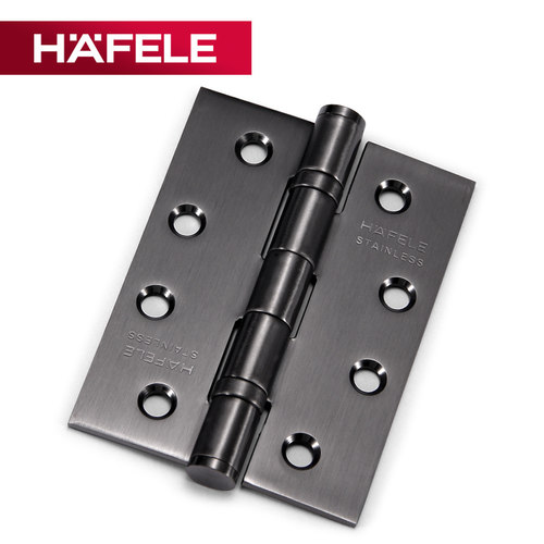 德国海福乐不锈钢4寸合页静音pvd