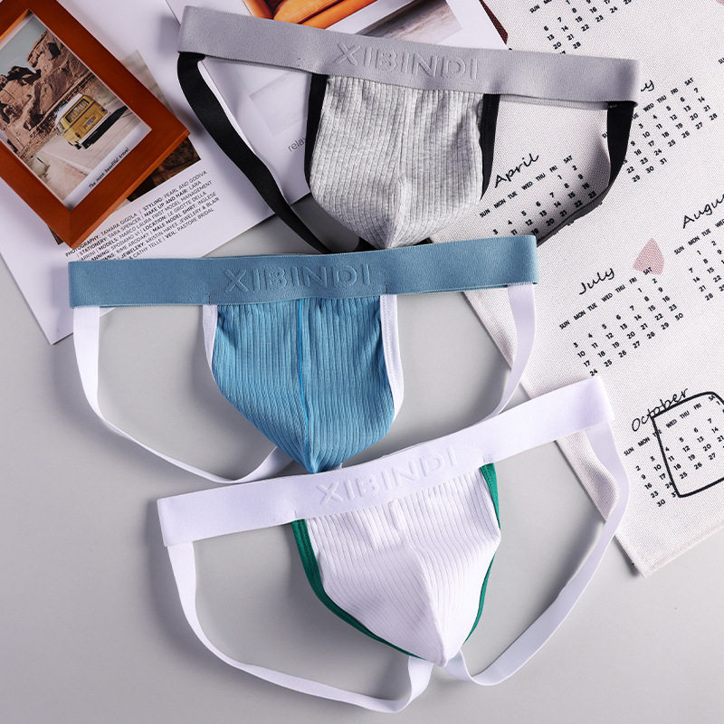 男士纯棉透气性感舒适丁字裤