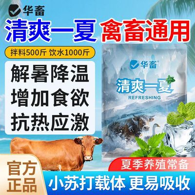 华畜清凉一夏兽用vc解暑降温