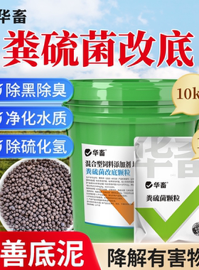 华畜粪硫菌改底颗粒水产养殖用硫化氢氧化菌硫细菌底改王生物底改