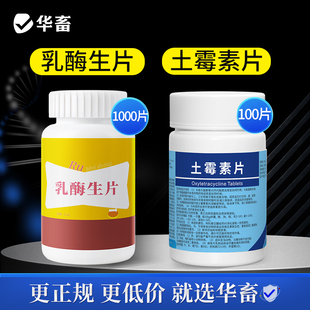 华畜兽用乳酶生片土霉素片拉稀腹泻胀气助消化反刍益生菌乳酸菌DB