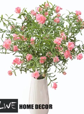 粉色仿真松红梅香雪梅3枝每扎客厅布景家居装饰假花花束配材绢花