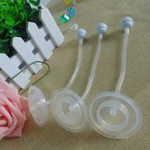 适用贝亲宽口经奶瓶吸管重力球配件通用型爱得利婴儿吸管组玻璃