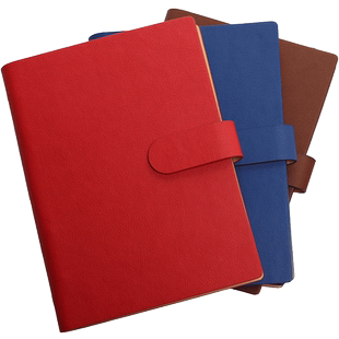 A5商务记事本B5网格日记本定制活页本加厚办公笔记本可印logo本子可拆卸活页纸活页夹格子网点横线三种内页