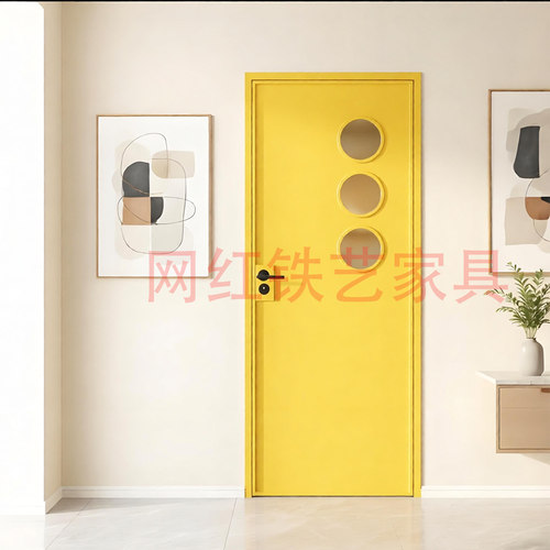 现代简约镀锌玻璃卫生间门