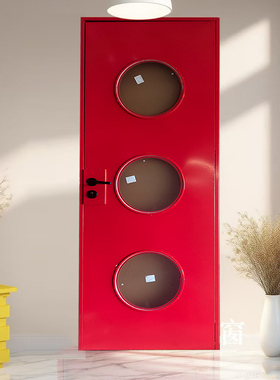 网红铁艺家具复古工业风铁艺玻璃门商铺门厨房门室内门餐厅门定制