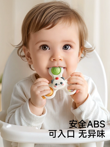 Детская игрушка, крутящийся стульчик для кормления, детский волчок, 6 мес., можно грызть, 1 лет