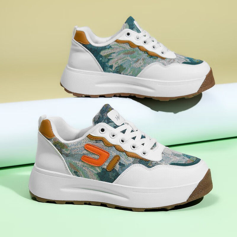 双星女鞋夏季舒适百搭跑步鞋软底运动鞋潮流休闲鞋子女款