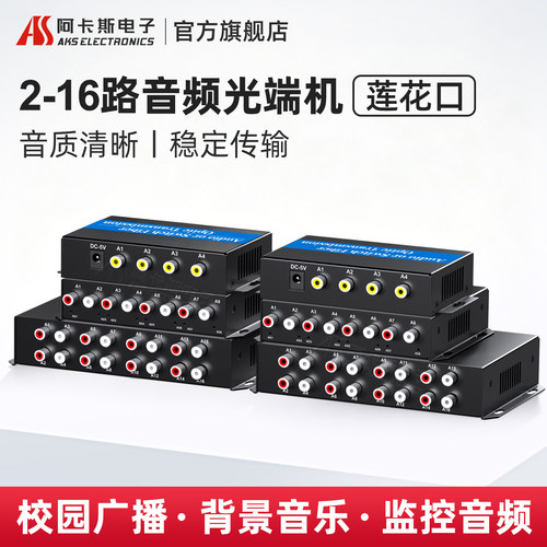 2路8路音频光端机语音光纤传输器