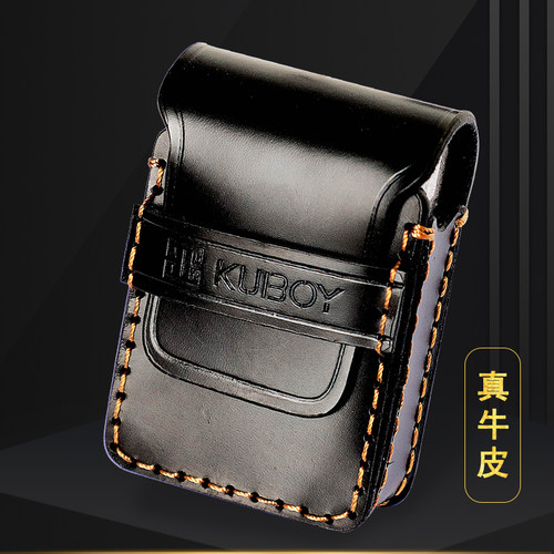酷宝手工牛皮打火机皮套大号
