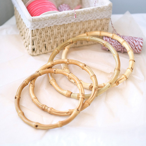 夏季竹节提手diy编织布包手柄