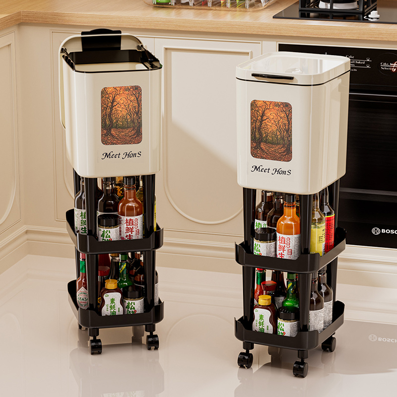 垃圾桶家用厨房专用免弯腰高款