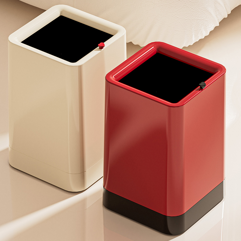 客厅垃圾桶家用高颜值可移动
