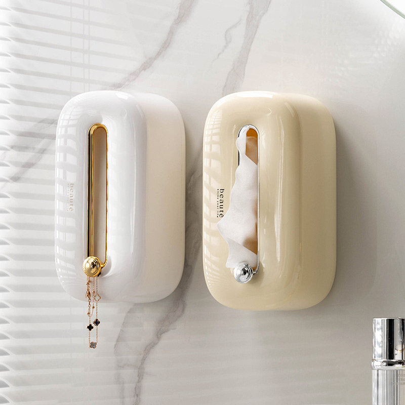 洗脸巾收纳盒壁挂式纸巾盒家用轻奢风客厅卫生间厨房倒悬挂抽纸盒,收纳整理,纸巾盒,淘宝优惠券,粉丝福利购,淘宝优惠卷