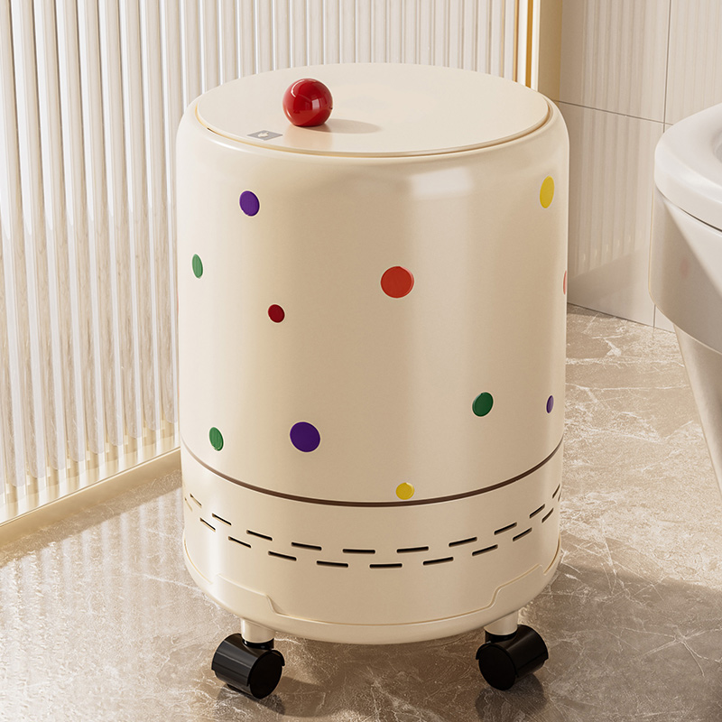 垃圾桶家用高颜值ins风带盖客厅