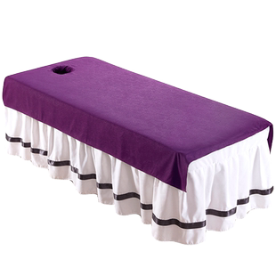 【5条装】美容院专用抗皱床单美容床上用品按摩推拿理疗床单纯色