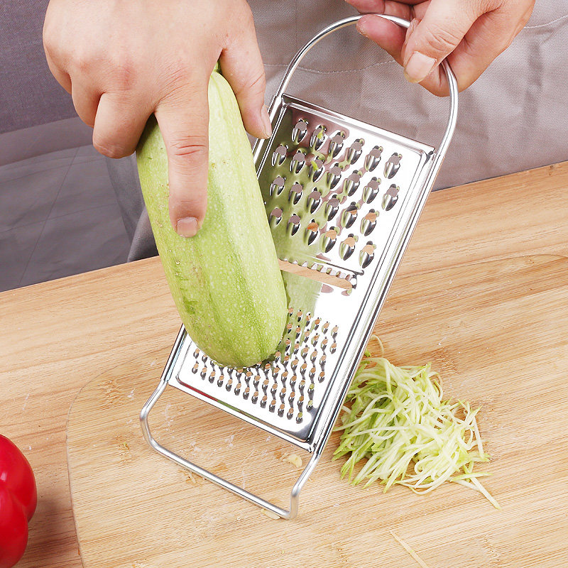 家用土豆丝切丝器多功能切菜厨房神器不锈钢擦刨丝器大蒜切片机