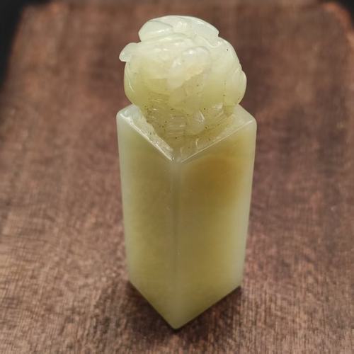 保真和田玉吊坠印章白玉糖料特色料牌子玉璧玉石项链男女款礼物