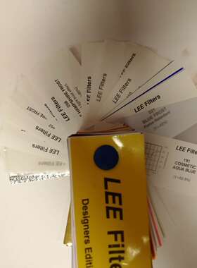 影视耐高温英国进口色纸LEE Filter滤光纸色温纸透明柔焦色纸李牌
