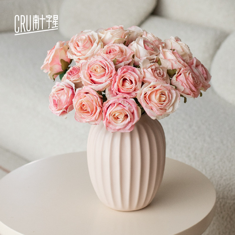 南十字星 法式玫瑰仿真花客厅假花摆设干花餐桌花摆花高级仿生花,家居饰品,仿真花/假花,淘宝优惠券,粉丝福利购,淘宝优惠卷