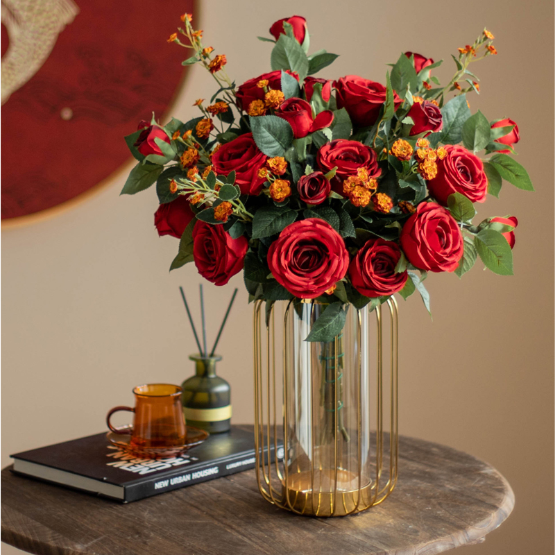 南十字星轻奢客厅摆件装饰花