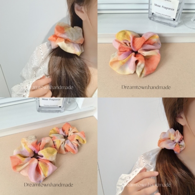 Dreamtown/青春狂想 独立手作发圈夏日油画晕染大肠圈发绳发饰