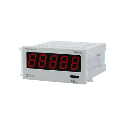 卓一数显累时器 ZYL09 电子计时器 时间累加器 工业设备工作计时
