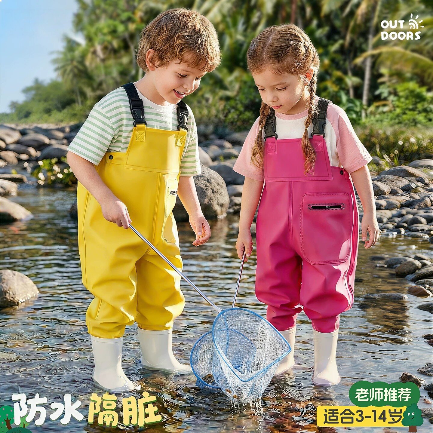 日本进口MUJIE赶海裤儿童沙水服