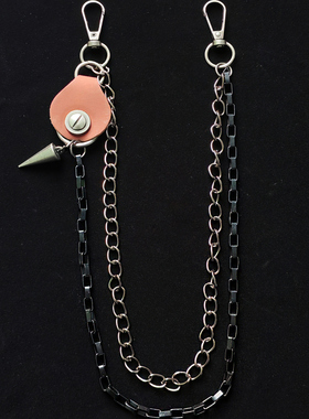 嘻哈街舞牛仔腰链裤男女朋克可拆卸卡扣个性穿搭单品