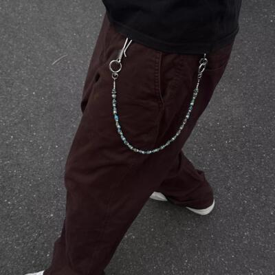 手工串珠美式绿松石捷克珠