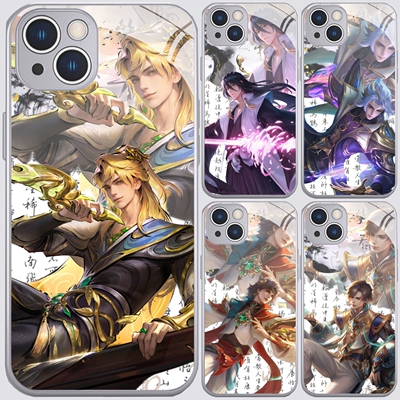 王者游戏周边金属漆玻璃手机壳适用苹果17华为荣耀400全包OPPO小米17红米k90一加ACE5保护壳vivoiqoo15/neo11