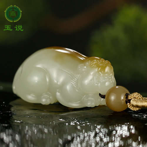 和田玉貔貅吊坠男款玉坠
