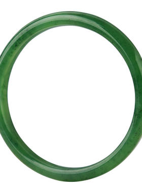 和田玉碧玉手镯女款玉镯玉石手饰