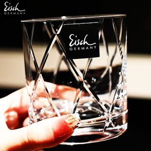德国Eisch进口水晶玻璃杯轻奢高级感威士忌洋酒杯透明古典水杯子