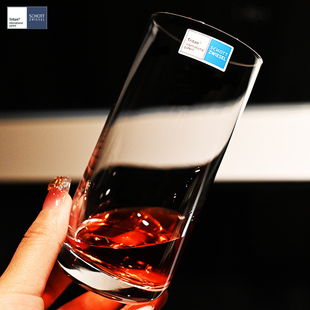 德国进口schott水晶玻璃威士忌洋酒杯啤酒杯果汁杯可乐杯饮料杯子