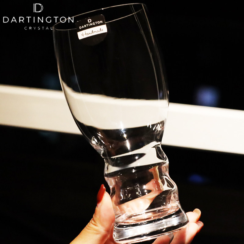 英国进口dartington高档轻奢水晶玻璃大扎啤酒杯可乐果汁杯子家用