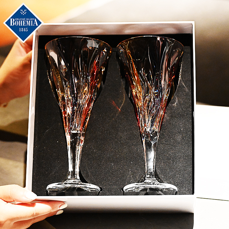 捷克BOHEMIA进口高档红酒杯礼盒