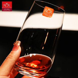意大利RCR进口水晶玻璃威士忌洋酒杯调酒啤酒杯果汁饮料茶水杯子
