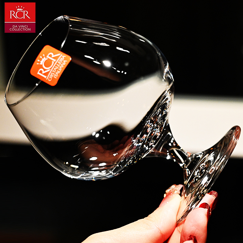 RCR意大利进口水晶玻璃xo洋酒杯威士忌矮脚干邑白兰地杯红酒杯子