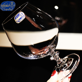 捷克BOHEMIA进口水晶XO矮脚杯干邑白兰地杯威士忌洋酒杯红酒杯子