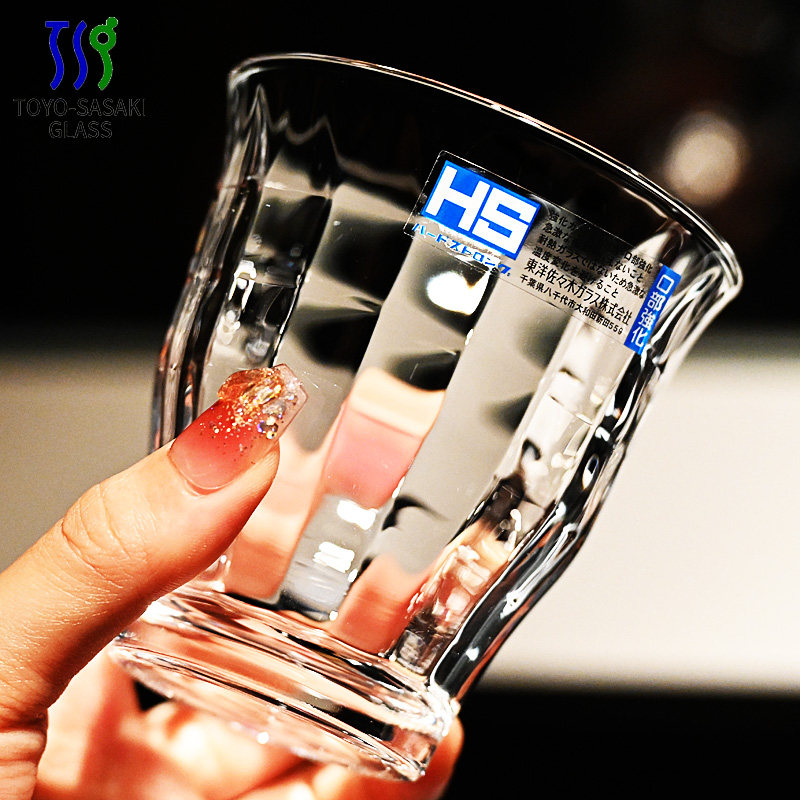 日本进口东洋佐佐木玻璃清酒杯子