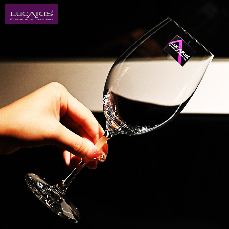 lucaris进口水晶玻璃轻奢高级感红酒杯高脚杯葡萄酒杯子家用套装