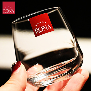 RONA洛娜进口水晶玻璃家用一两半小酒杯白酒烈酒洋酒杯子一口杯子