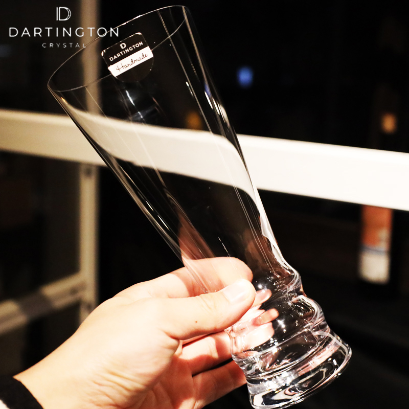 英国进口dartington高档轻奢水晶玻璃大精酿扎啤酒杯果汁杯子家用
