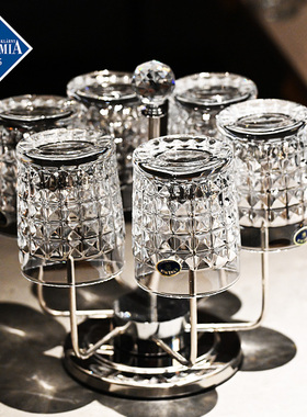 捷克BOHEMIA进口水晶玻璃xo威士忌杯啤酒杯水杯果汁茶杯调洋酒杯