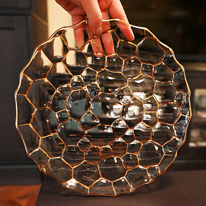 特价处理水晶玻璃果盘